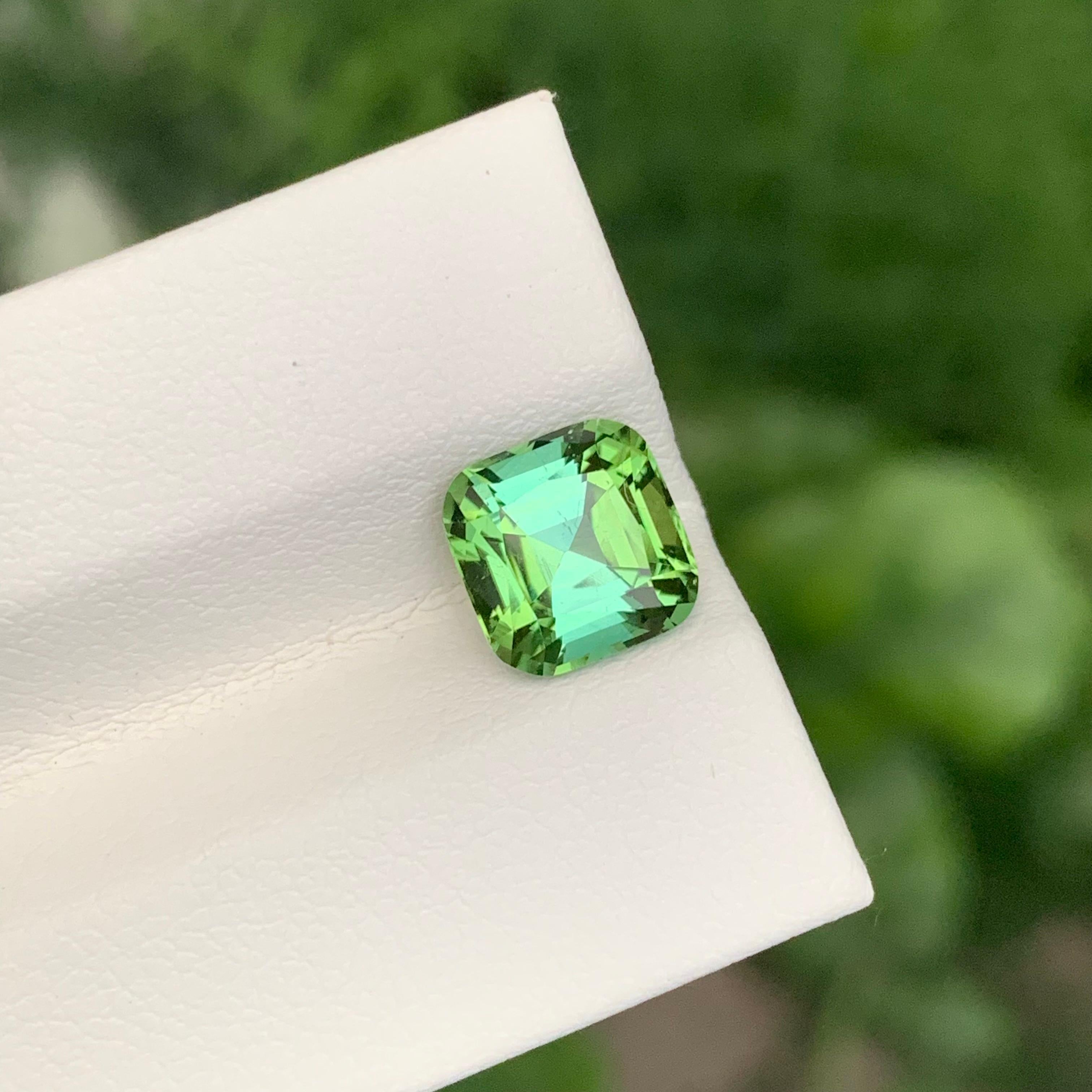 2,30 Karat Natürlicher loser grüner Turmalin mit Lagoon Shade Edelstein im Zustand „Neu“ im Angebot in Peshawar, PK