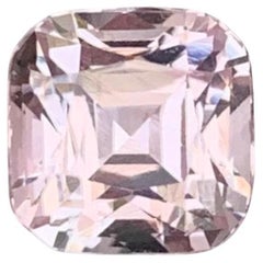 2.30 Carat Natural Loose Imperial Pink Topaz Cushion Shape Gemstone
