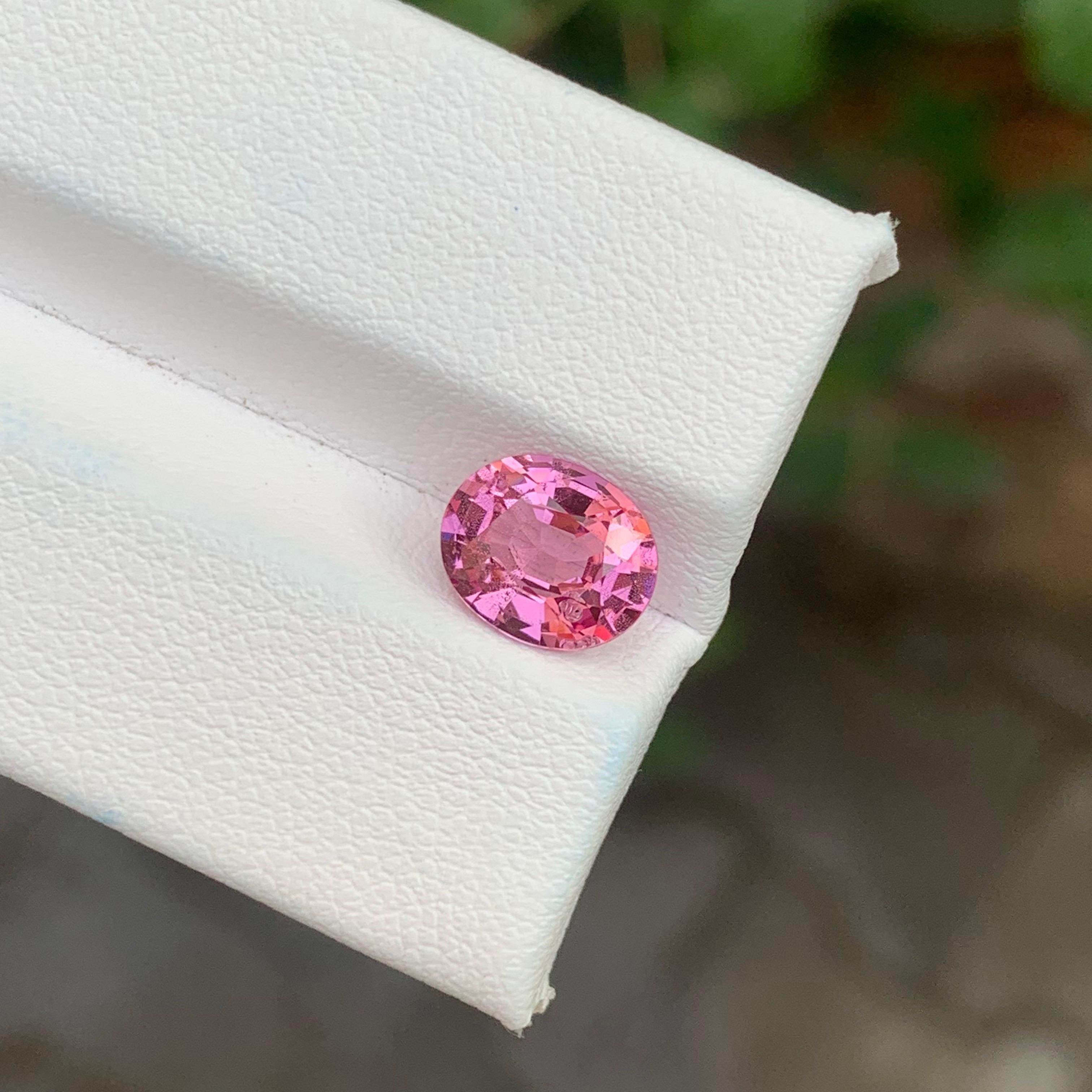 2.30 Carat Natural Loose Pink Spinel Cushion Shape Tanzania’s Gemstone For Sale 7