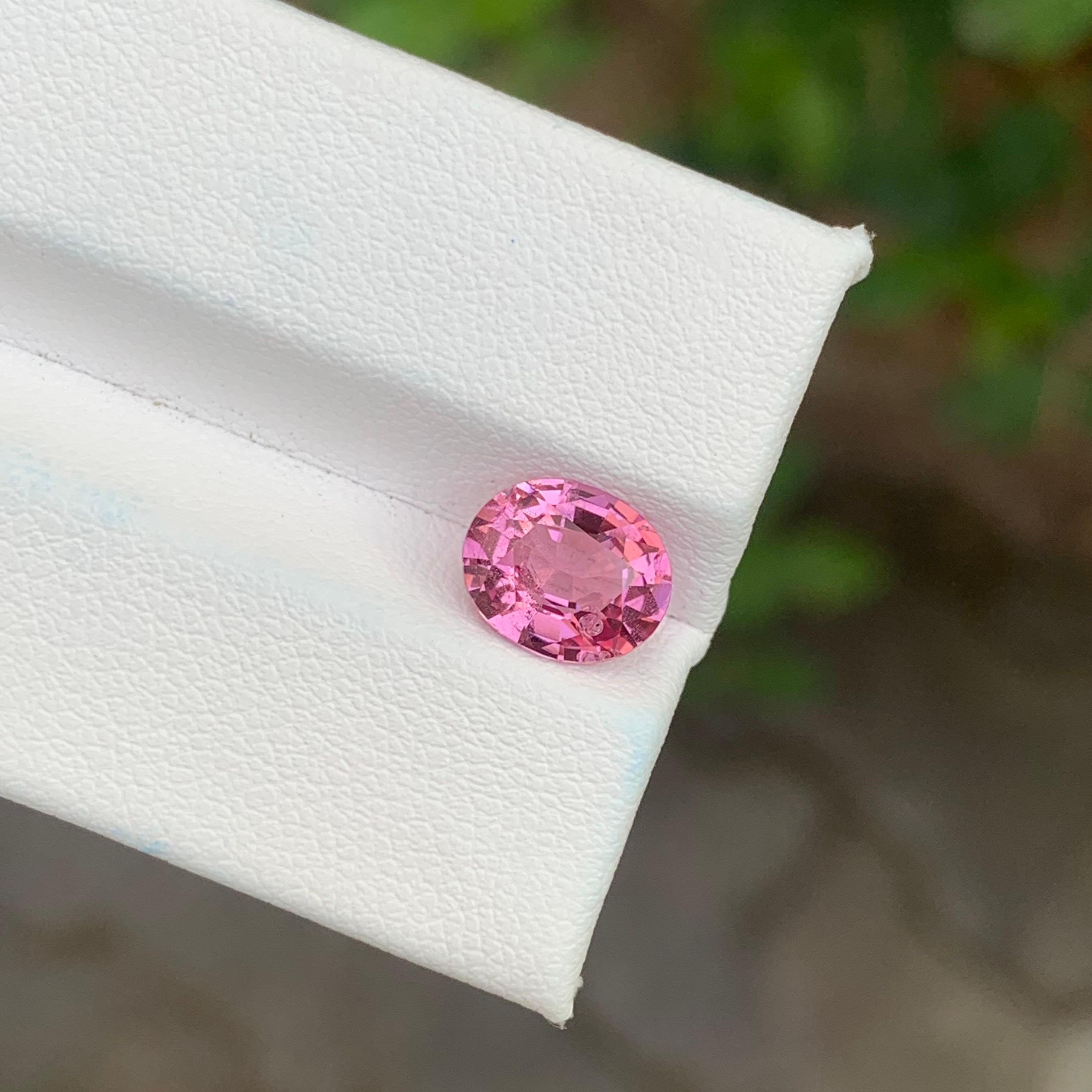 Faceted Pink Spinel

Weight : 2.30 Carat
Dimension : 8.8 x 7.2 x 4.4 Mm
Colour : Pink
Treatment: Non
Origin: Tanzania
Shape : Cushion
Certificate: On Demand

Spinel is a captivating gemstone prized for its brilliant colors and exceptional clarity.