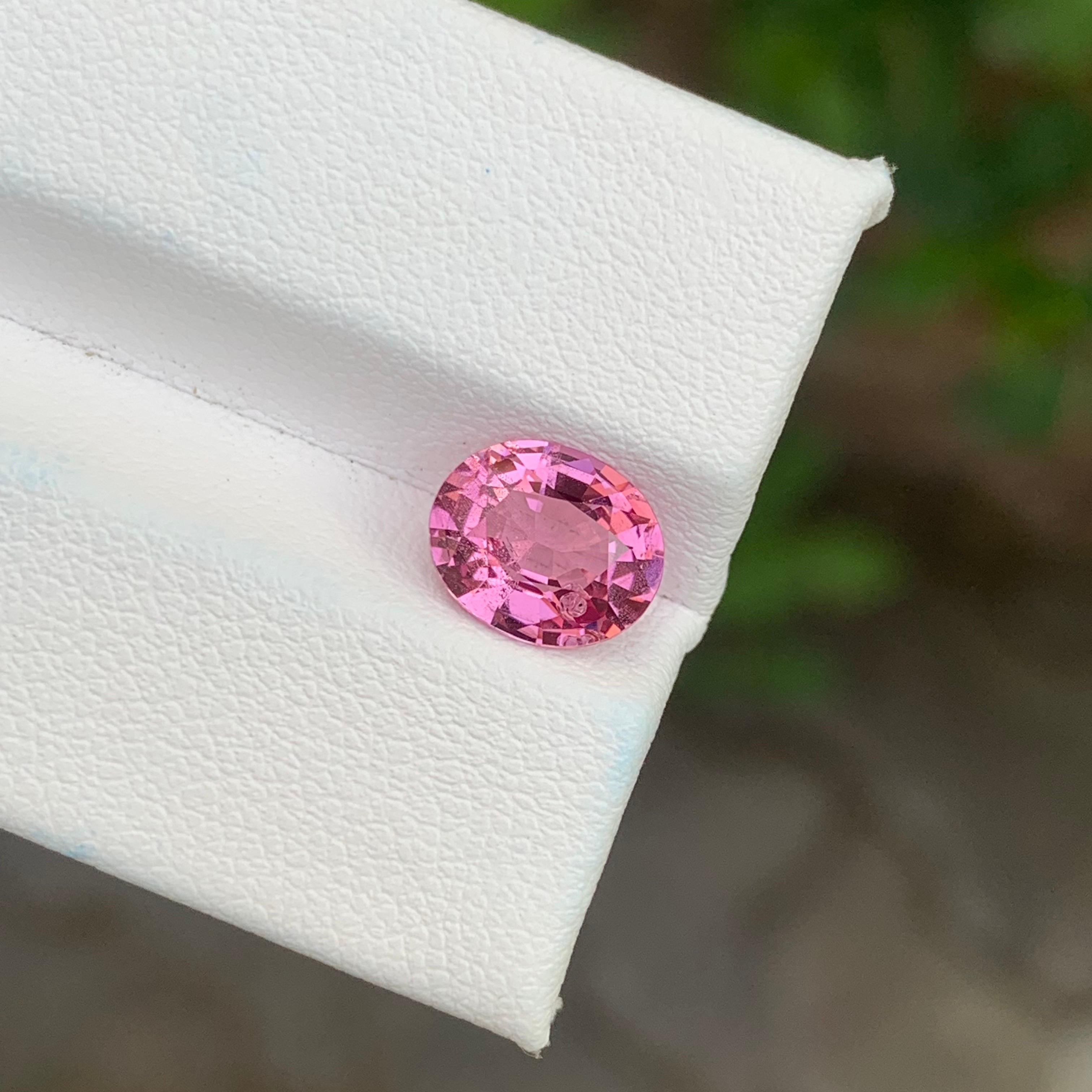 Arts and Crafts 2.30 Carat Natural Loose Pink Spinel Cushion Shape Tanzania’s Gemstone For Sale
