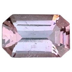 2.30 Carat Natural Loose Pink Tourmaline Stone Emerald Cut Afghan Gemstone