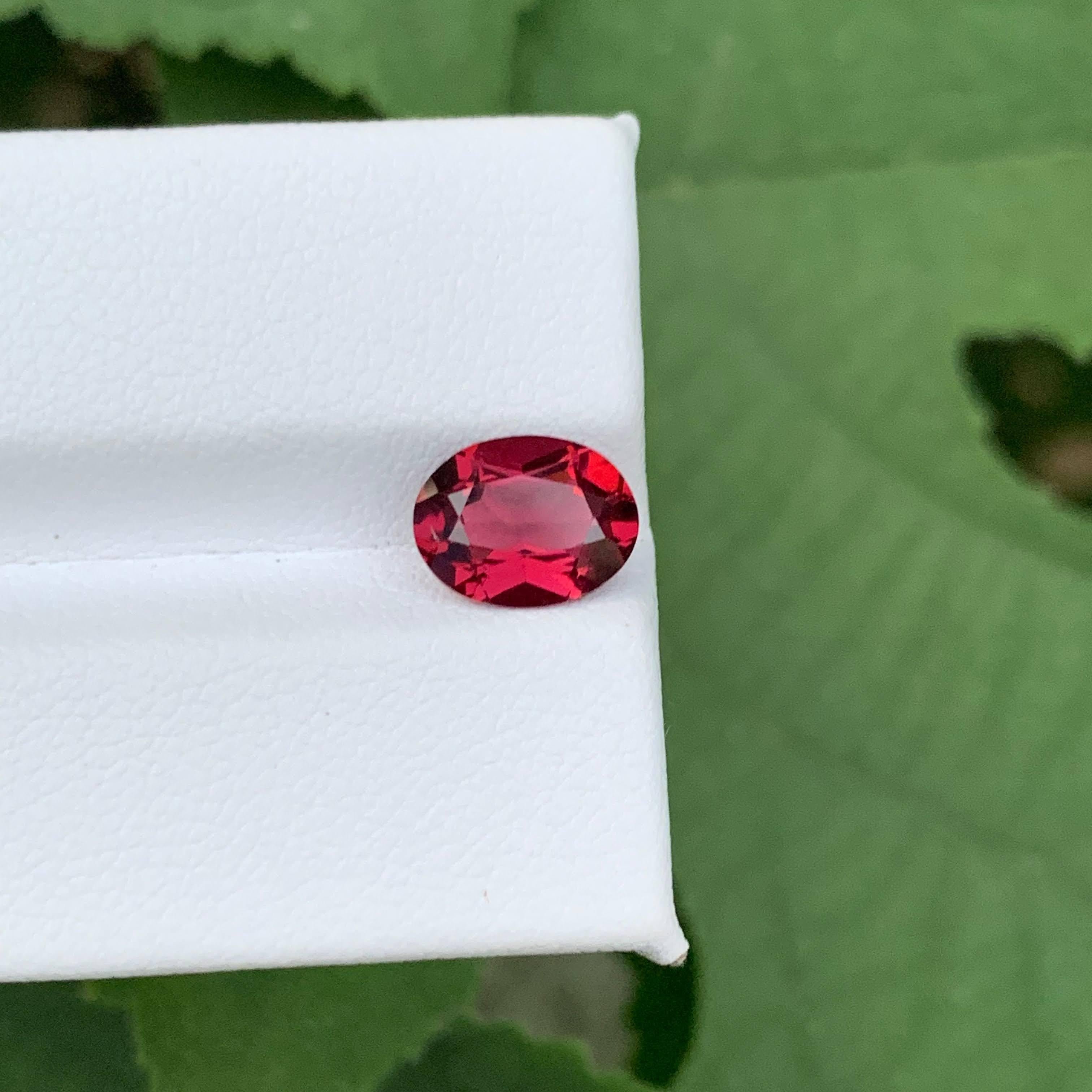 2,30 carati di tormalina rossa naturale sfusa, taglio ovale, gemma afgana A. Stone in vendita 2