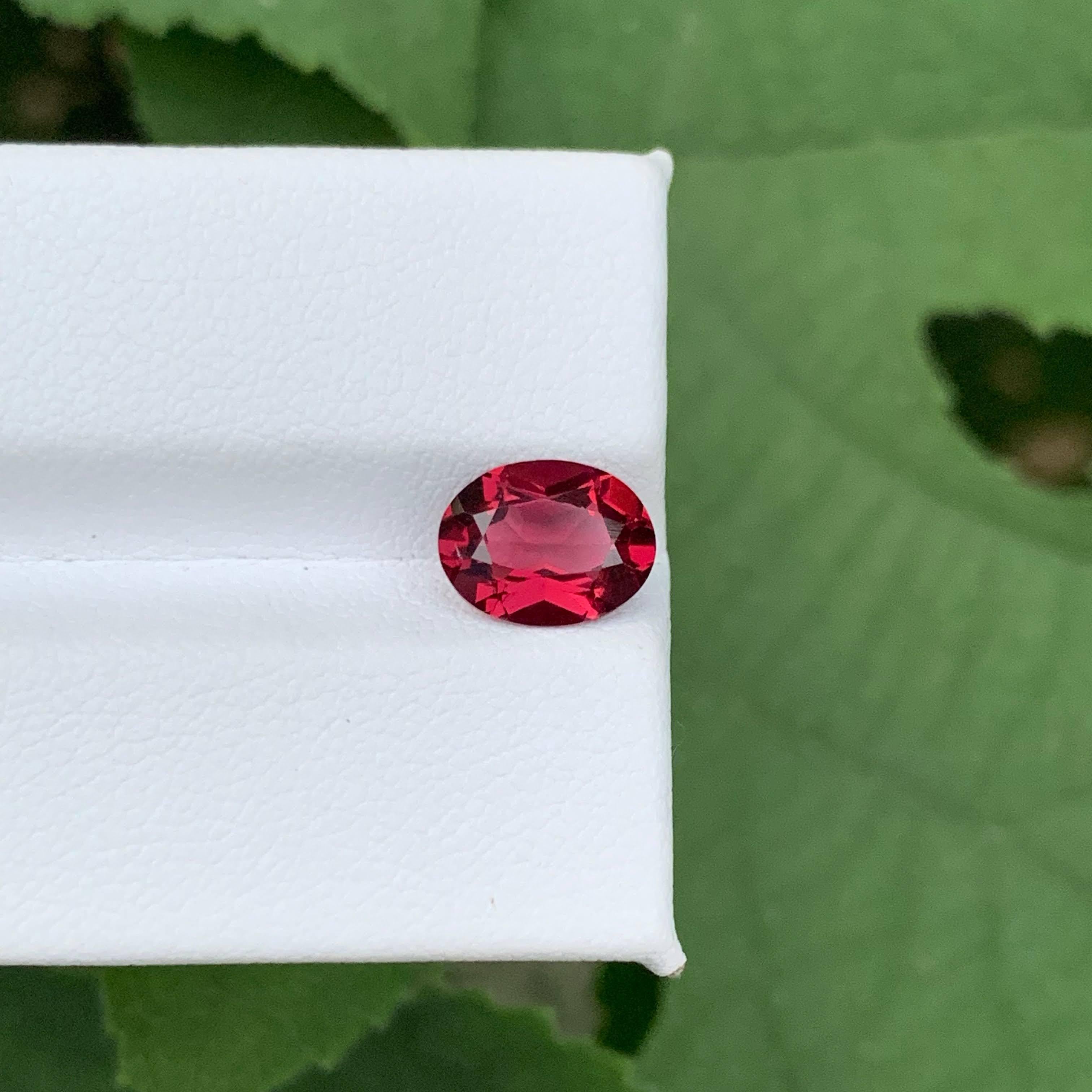 2,30 carati di tormalina rossa naturale sfusa, taglio ovale, gemma afgana A. Stone in vendita 3