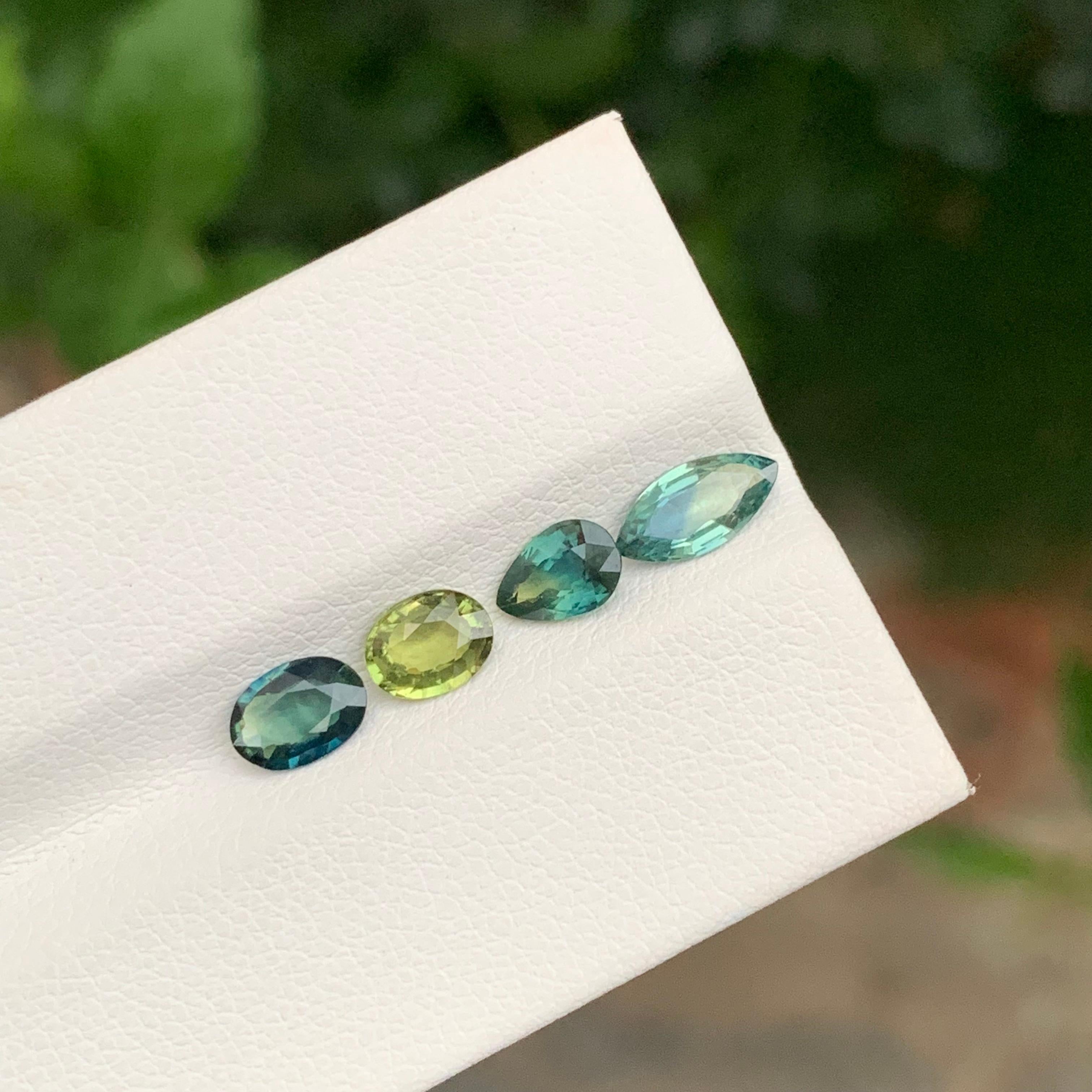 Mixed Cut 2.30 Carat Natural Loose Sapphire Lot For Jewellery Making For Sale