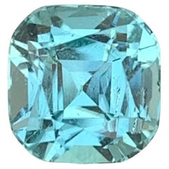 2.30 Carat Natural Loose Seafoam Tourmaline Cushion Shape Gemstone