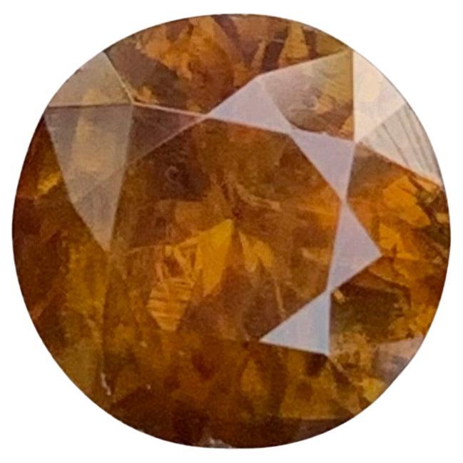 2.30 Carat Natural Loose Sphene Titanite Round Shape Gem