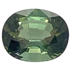 Oval Cut 2.30 Carat Olive Green Tourmaline Loose Gemstone, Africa