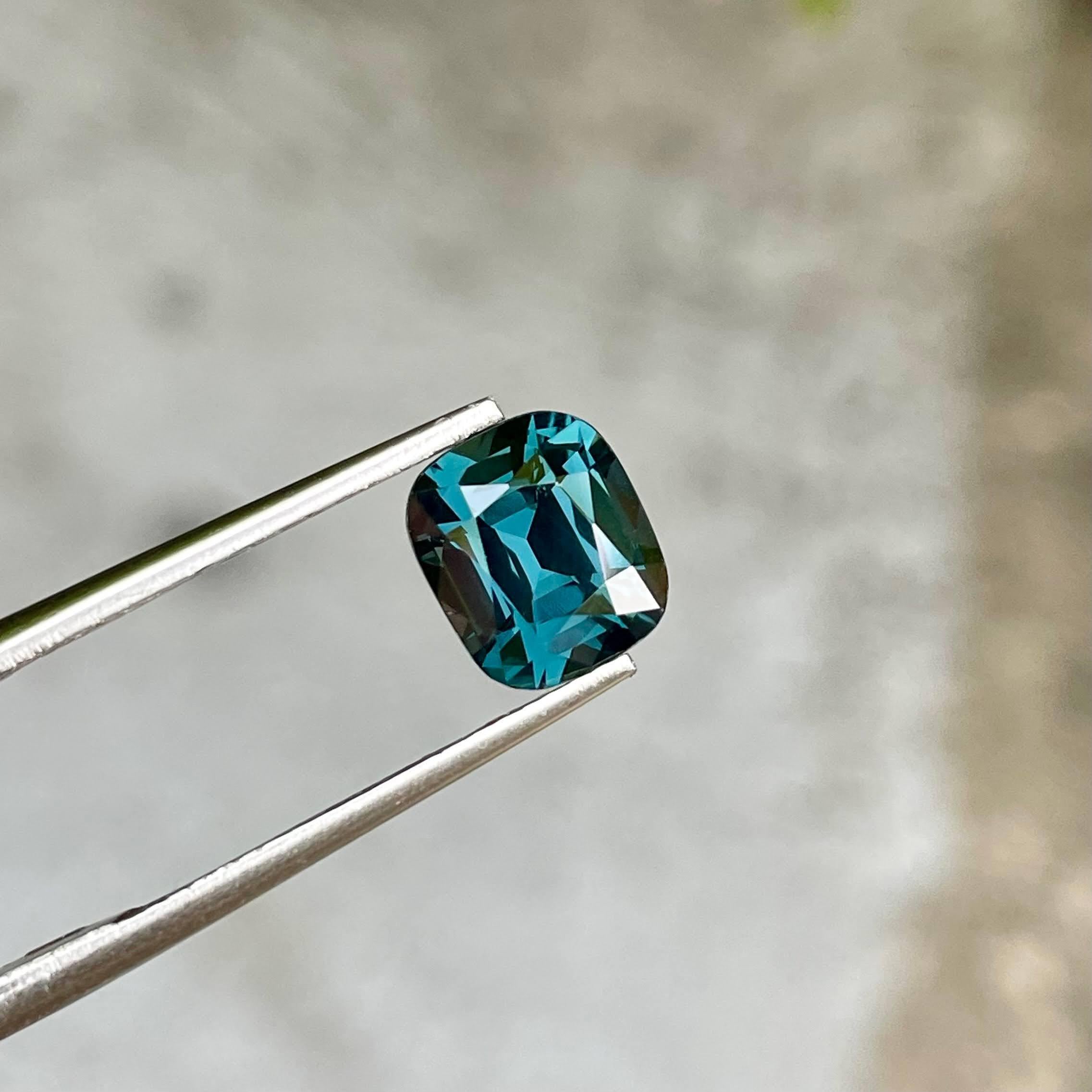 Weight 2.30 carats 
Dimensions 8.1x7.0x5.1 mm
Treatment none 
Origin Burma 
Clarity eye clean 
Shape cushion 
Cut fancy cushion 



This exquisite 2.30 carat deep blue spinel gemstone hails from the renowned mines of Burma, known for producing some