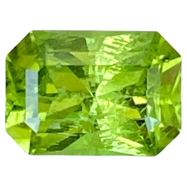 2.30 carats Green Peridot Stone Radiant Cut Natural Pakistani Gemstone