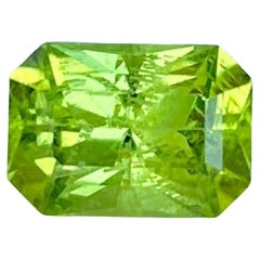 2.30 carats Green Peridot Stone Radiant Cut Natural Pakistani Gemstone