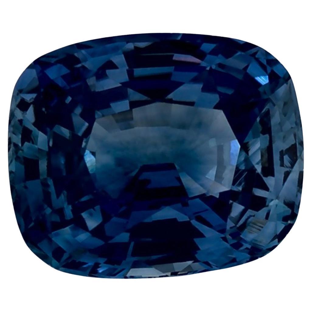 2.30 qt Zafiro Azul Cushion Gema Suelta en venta