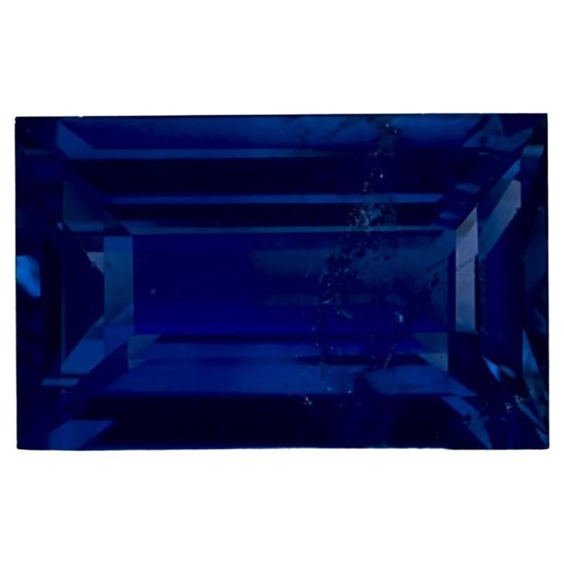 2.30 Ct Blue Sapphire Octagon Cut Loose Gemstone For Sale