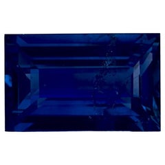 2.30 Ct Blue Sapphire Octagon Cut Loose Gemstone