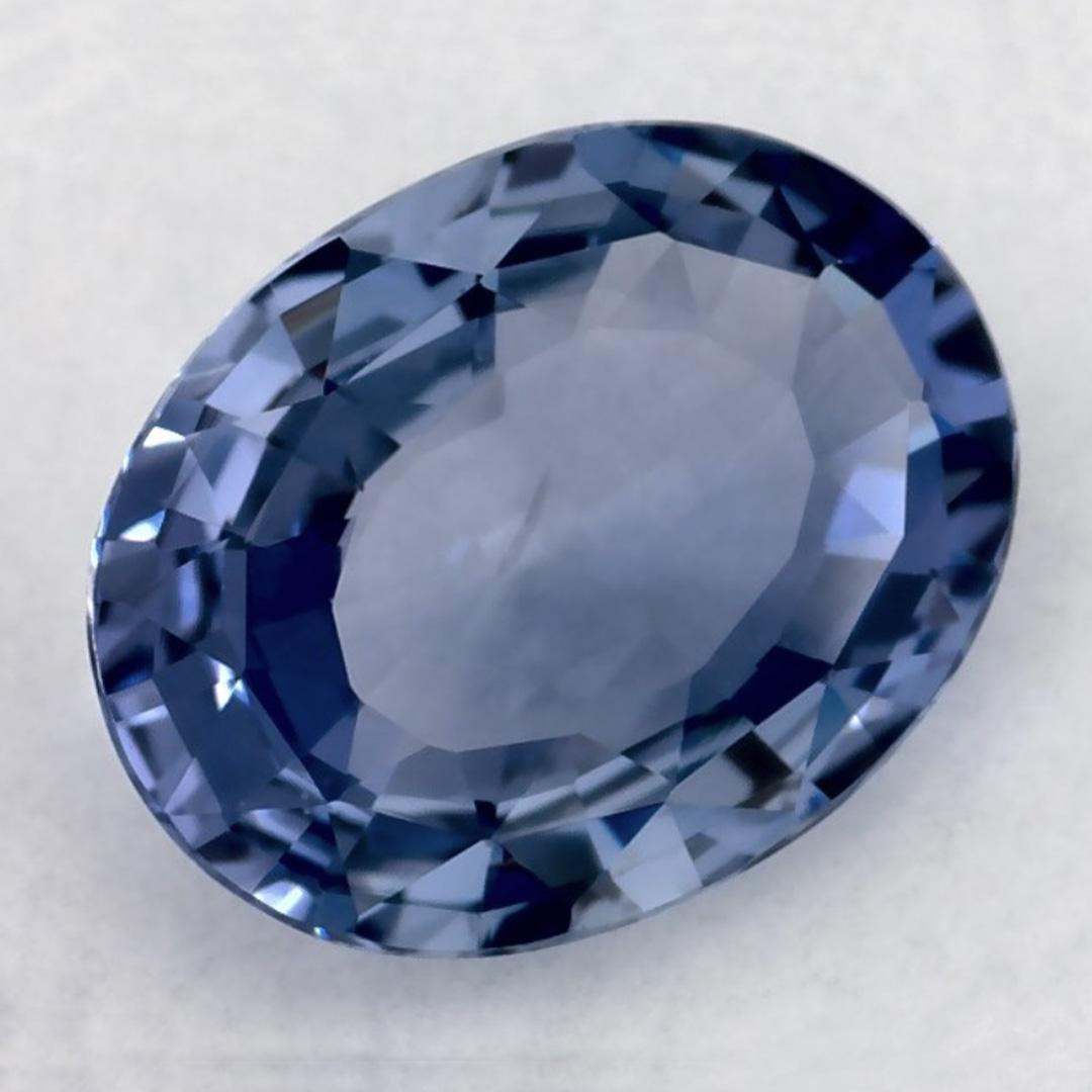 Oval Cut 2.30 Ct Blue Sapphire Oval Loose Gemstone For Sale