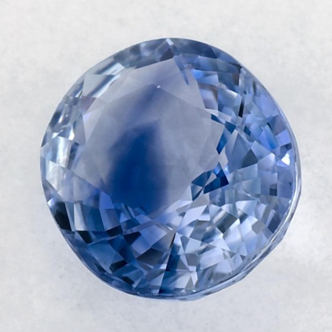 Taglio ovale 2.30 carati di zaffiro blu ovale sfuso in vendita
