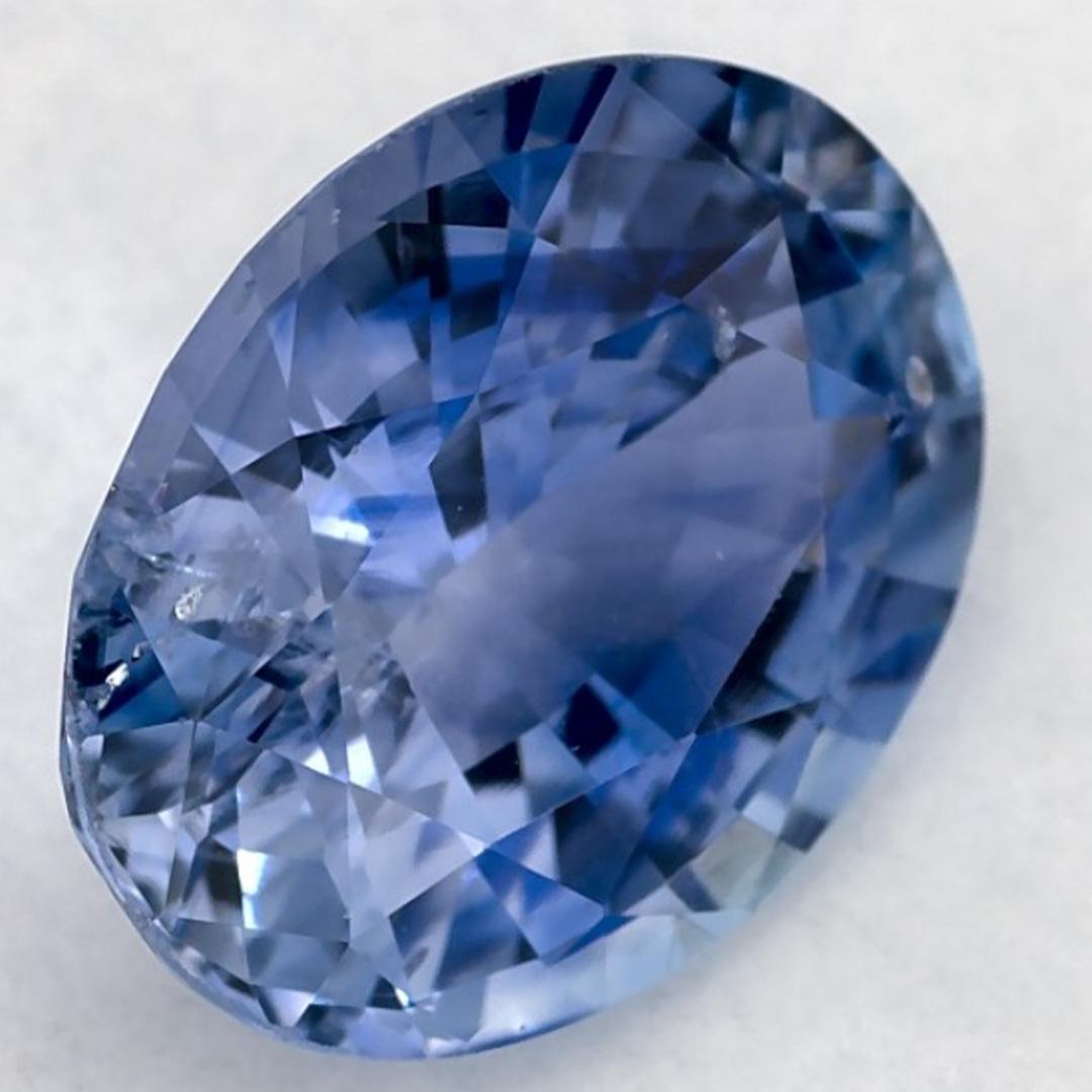 Taglio ovale 2.30 carati di zaffiro blu ovale sfuso in vendita