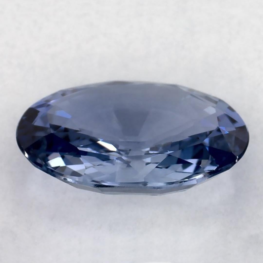 2.30 Ct Blue Sapphire Oval Loose Gemstone In New Condition For Sale In Fort Lee, NJ