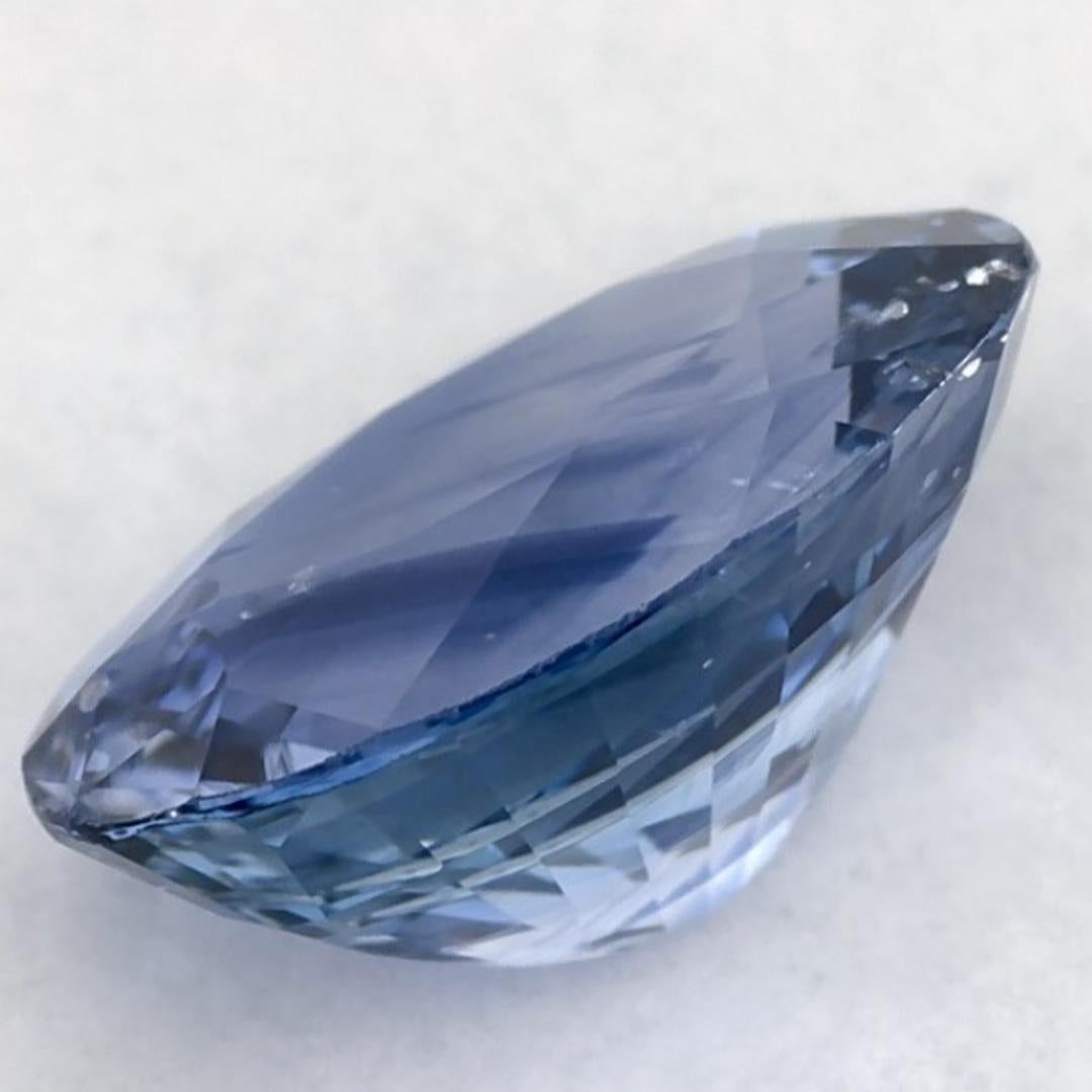 2.30 carati di zaffiro blu ovale sfuso in vendita 3