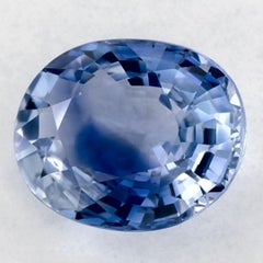 2.30 carati di zaffiro blu ovale sfuso