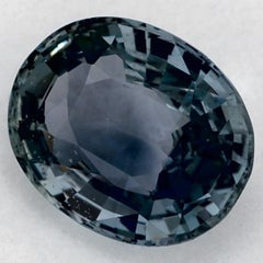 2.30 Ct Green Sapphire Oval Loose Gemstone