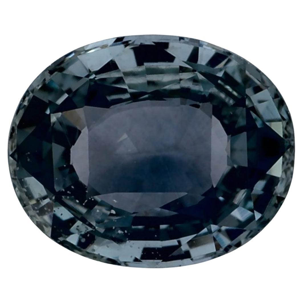 2.30 Ct Green Sapphire Oval Loose Gemstone (Saphir vert ovale en vrac)