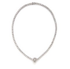 23.00 Carats Diamond Line Necklace