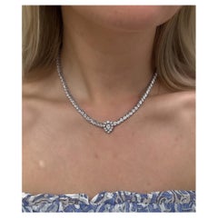 23.00 Carats Diamond Line Necklace