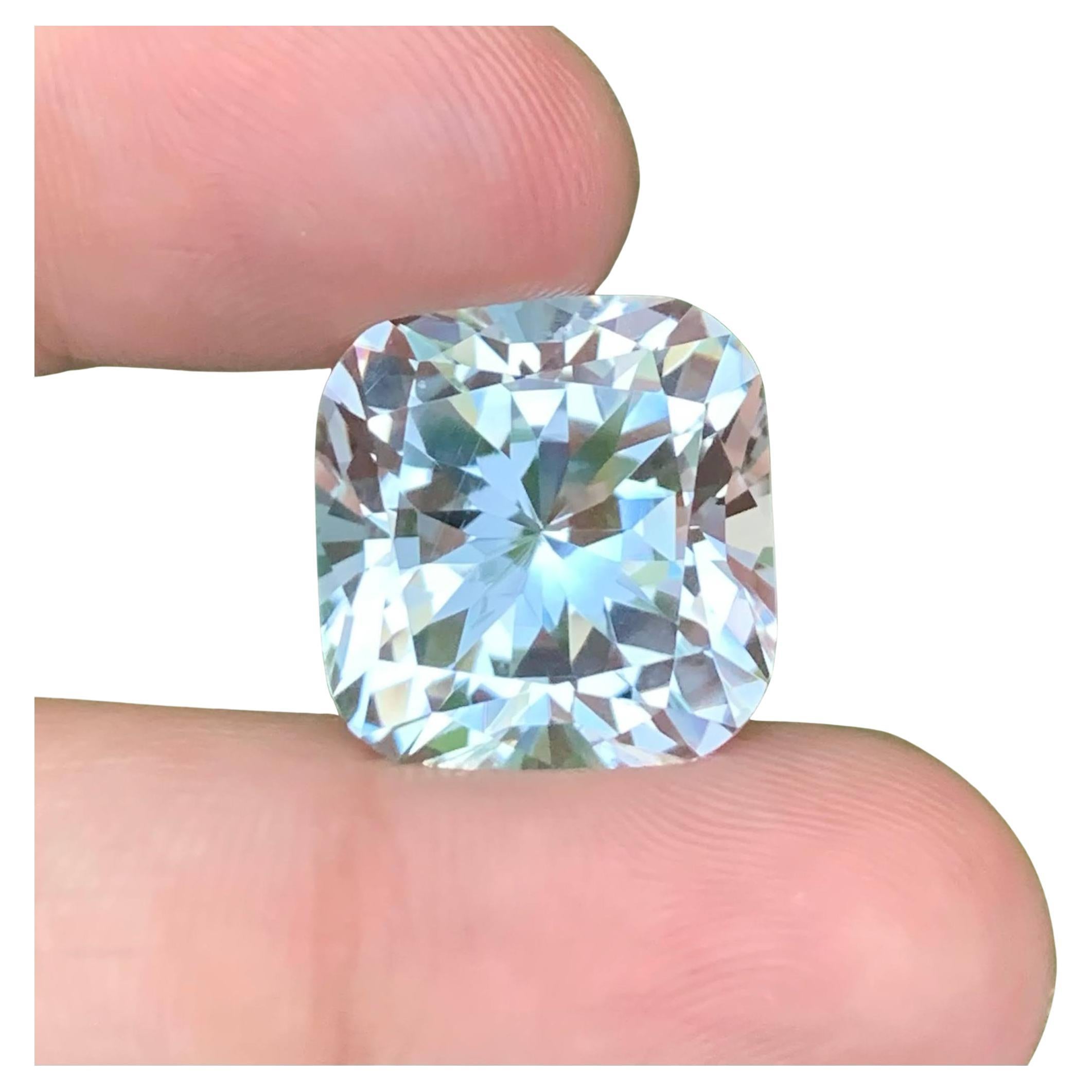 23,05 Karat Natürlicher Lose Facettierter Quarz Fancy Cushion Cut Pakistan Edelstein im Angebot