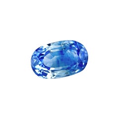 2.30ct Natural Ceylon Blue Sapphire Oval Cut Sri Lanka Gem 9.2x5.7mm VVS