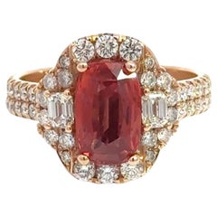 Gold Dreisteinige Ringe aus Gold