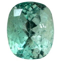 2.31 Carat Seafoam Green Colombian Emerald - Elongated Cushion Cut Genuine Gem