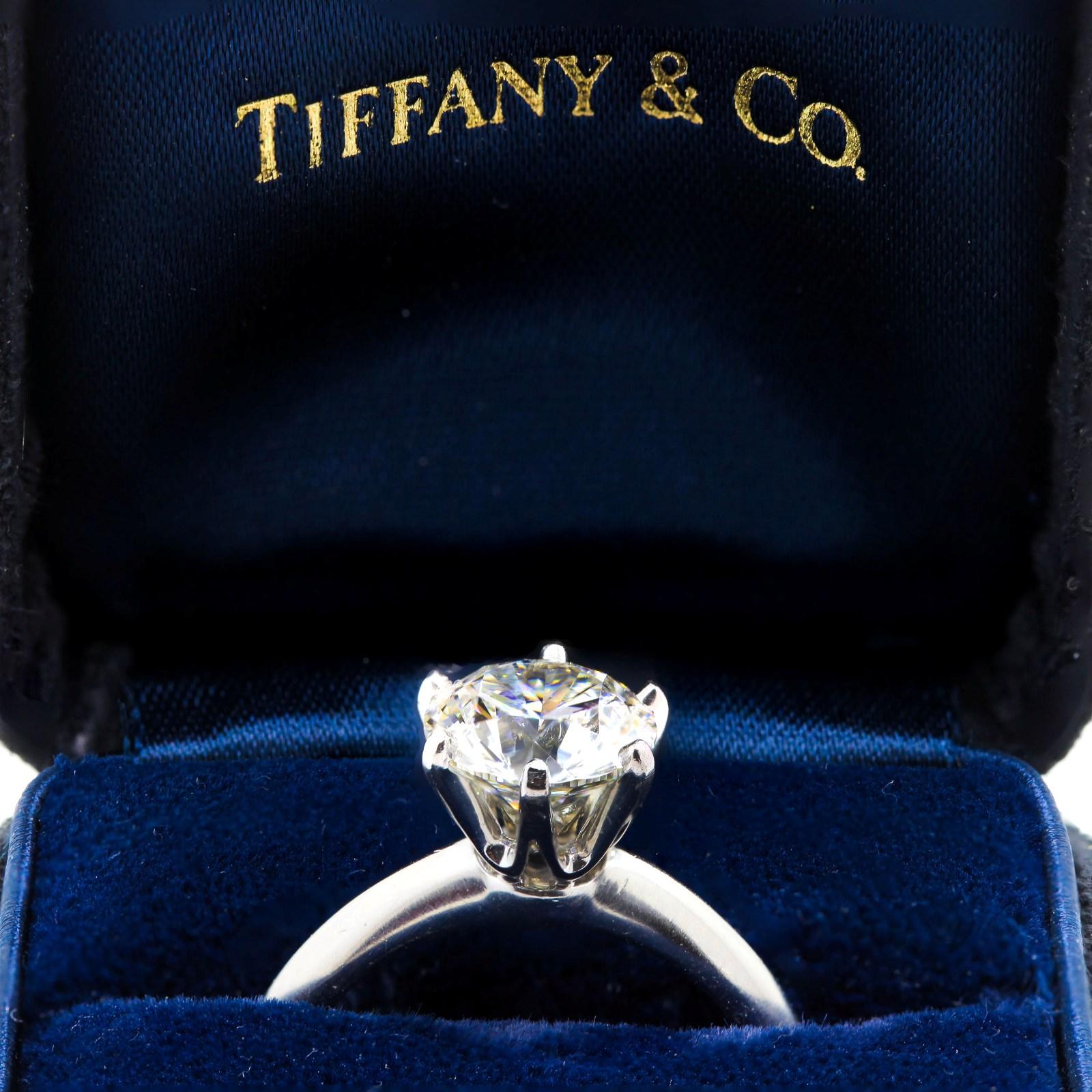 2.31 Carat Tiffany & Co. Diamond Engagement Ring 1