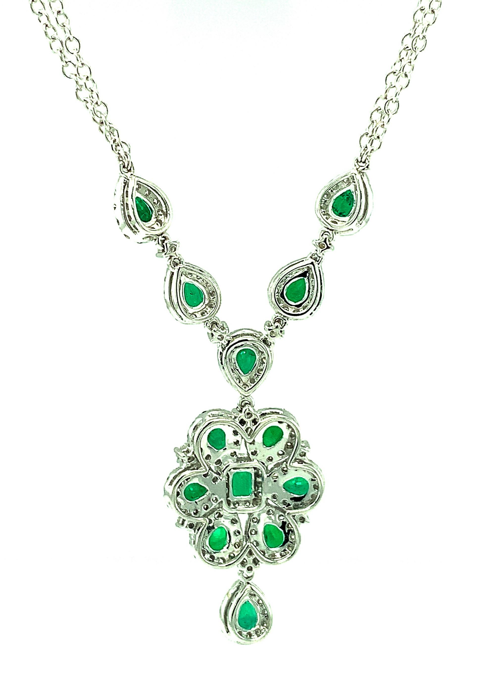 mackay emerald and diamond necklace value