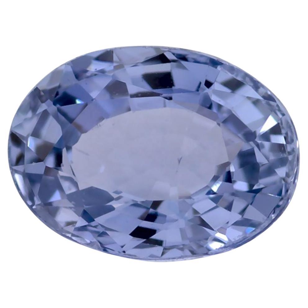 2.31 Ct Blue Sapphire Oval Loose Gemstone (Saphir bleu ovale en vrac) en vente