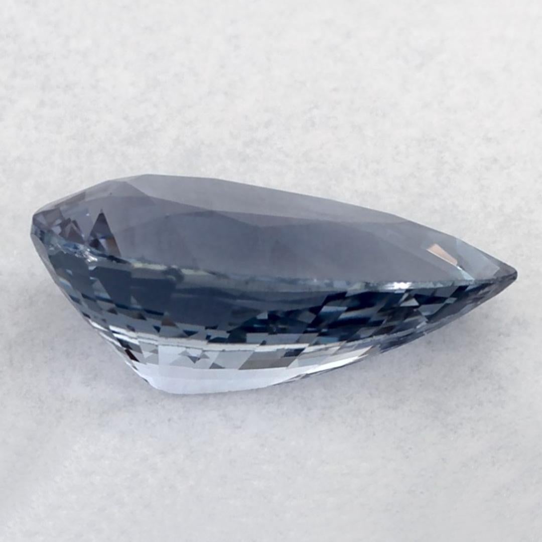 2.31 carati di zaffiro blu a forma di pera sciolto In condizioni Nuovo in vendita a Fort Lee, NJ