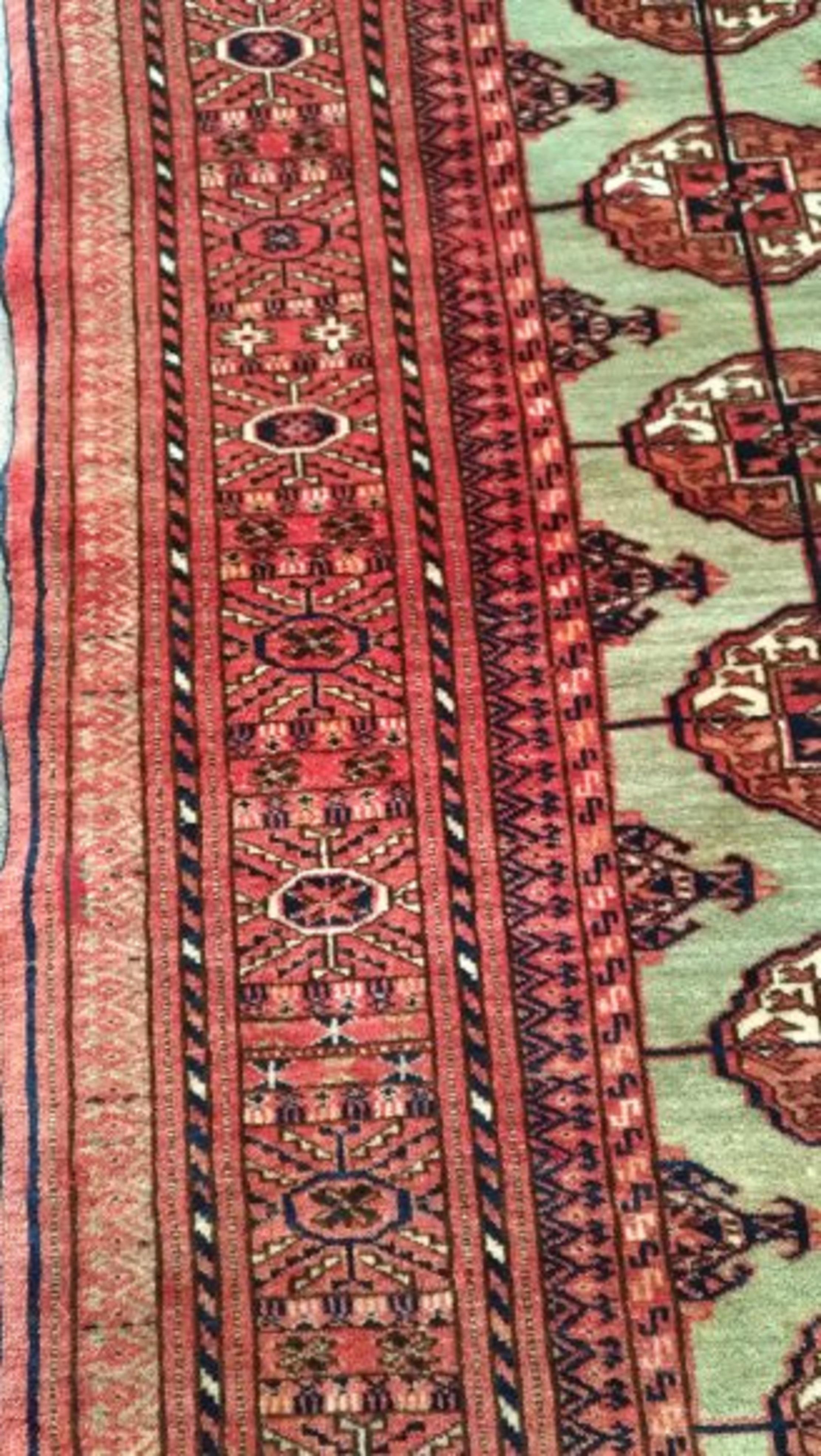Azerbaijani 231 - Exceptional Bukhara Carpet For Sale
