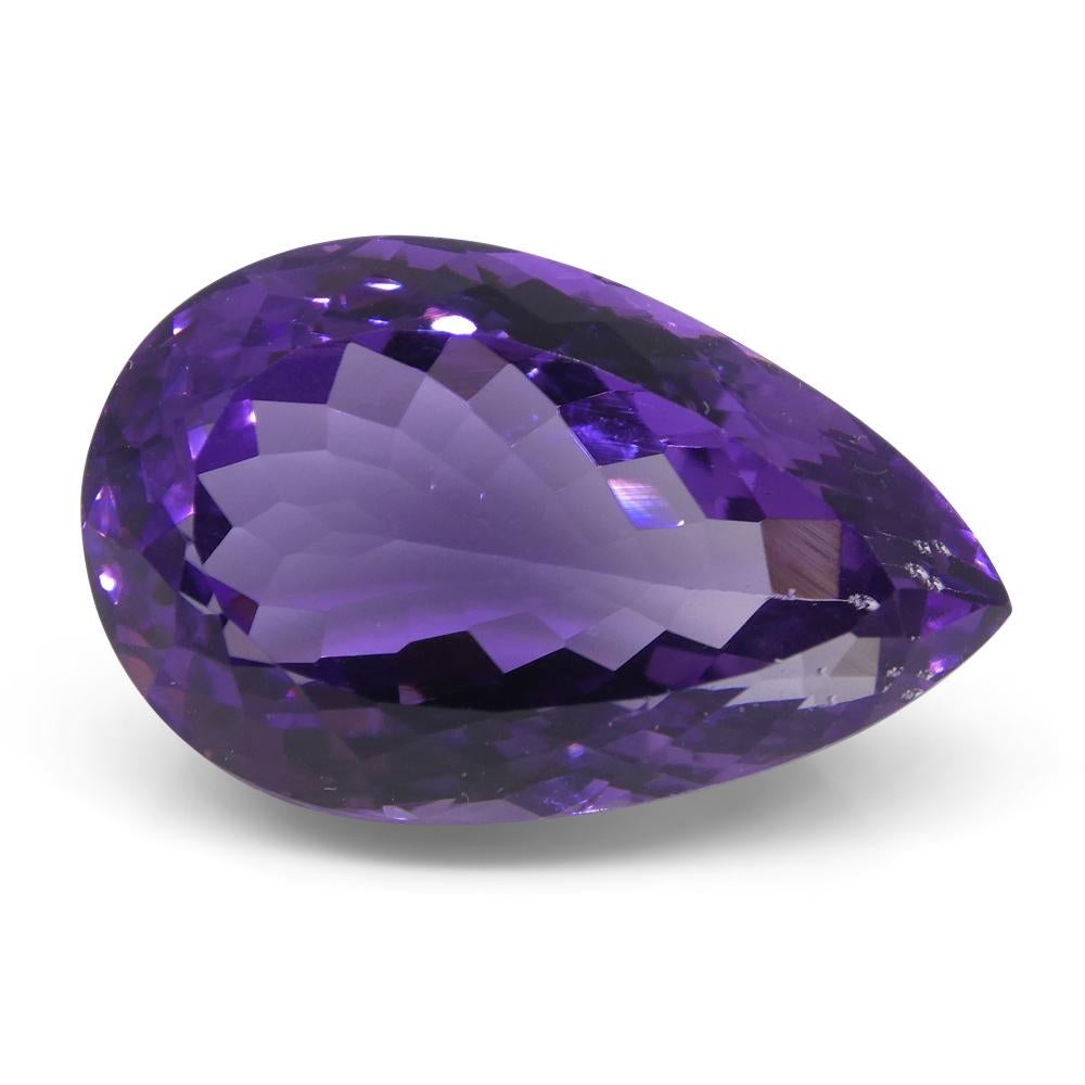 23.11 ct Pear Amethyst In New Condition For Sale In Toronto, Ontario
