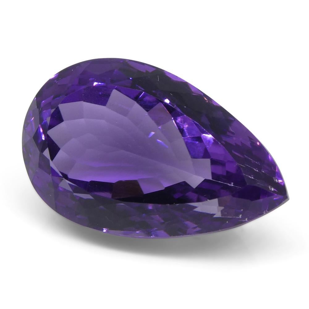 23.11 ct Pear Amethyst For Sale 1