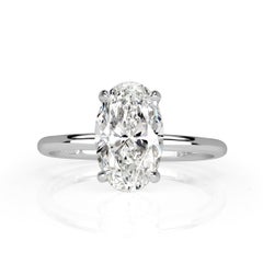 2.31ct Oval Cut Diamond Engagement Ring