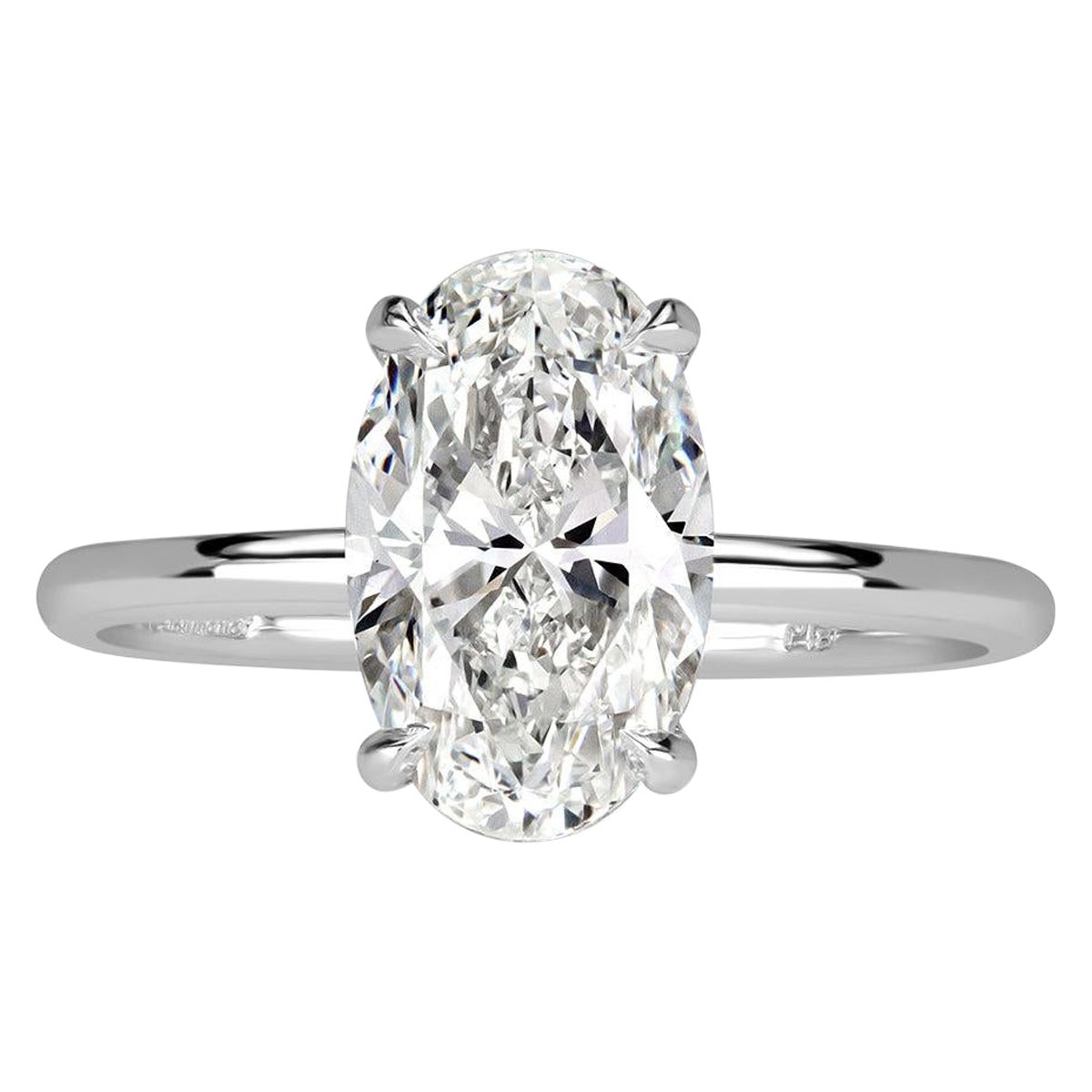 2.31ct Oval Cut Diamond Engagement Ring