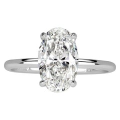 2.31ct Oval Cut Diamond Engagement Ring