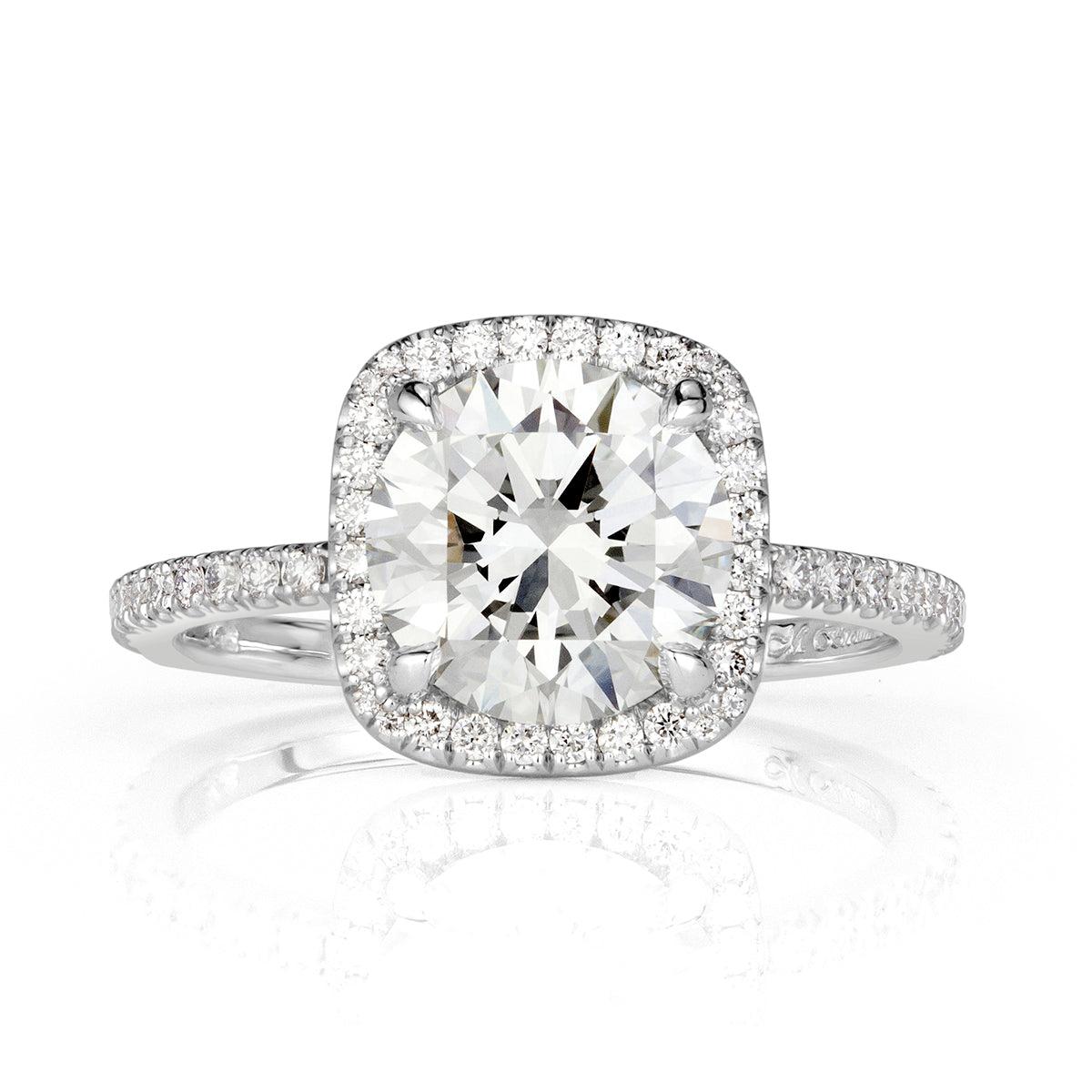 2.31ct Round Brilliant Cut Diamond Engagement Ring