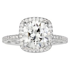 2.31ct Round Brilliant Cut Diamond Engagement Ring