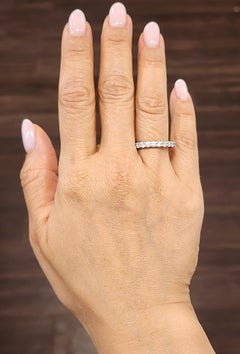 2.30 Carat Round Brilliant Diamond Eternity Ring, 23 Diamonds