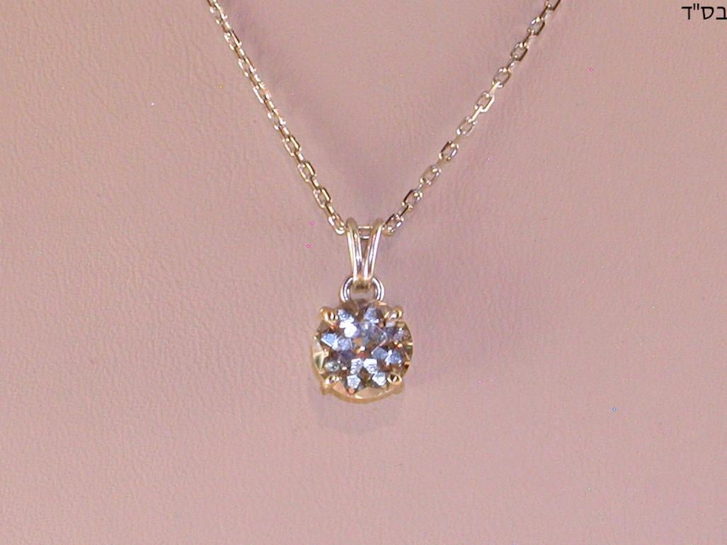 2.32 Carat White Gold Necklace Diamond Solitaire Pendant For Sale 1