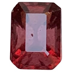 2.32 Ct Deep Brownish Red Color Change Pyrope Garnet Emerald Cut Loose Gemstone
