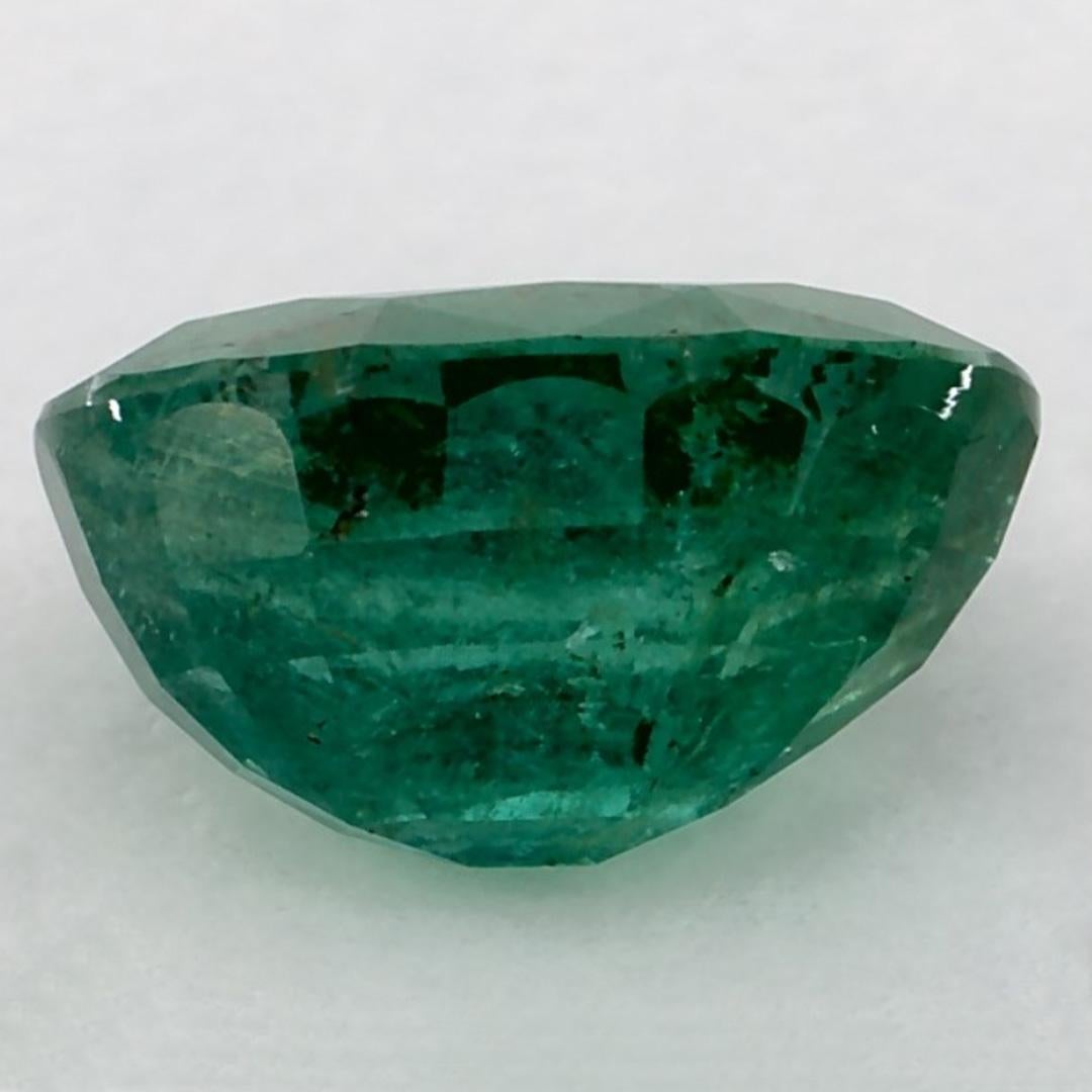 2.32 Ct Emerald Oval Loose Gemstone In New Condition For Sale In Fort Lee, NJ