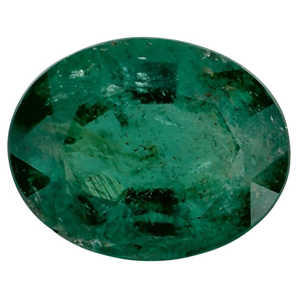 2.32 Ct Emerald Oval Loose Gemstone For Sale