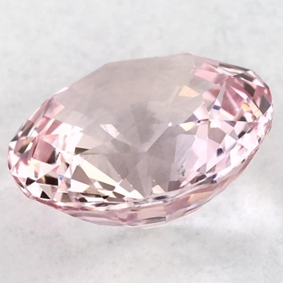 2,32 Karat rosa Saphir rund zertifiziert lose Edelstein im Zustand „Neu“ im Angebot in Fort Lee, NJ